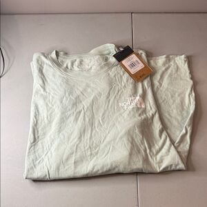 The North Face Men's Light Green Tee Long Sleeve